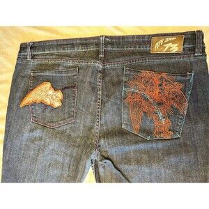 Pepe Jeans London 73 - Embroidered Jeans-39x32-Y2K